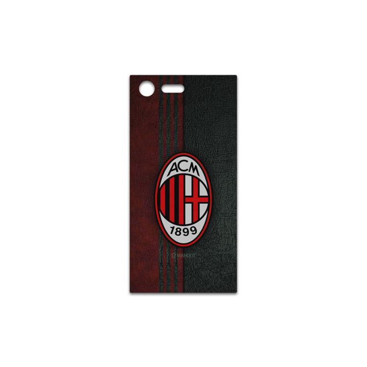 برچسب پوششی ماهوت مدل AC-Milan-FC مناسب برای گوشی موبایل سونی Xperia X Compact MAHOOT  AC-Milan-FC Cover Sticker for Sony Xperia X Compact